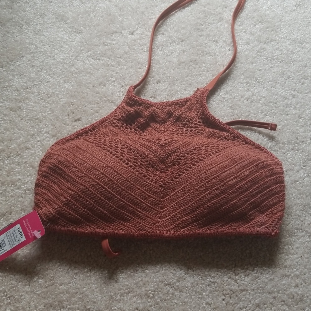 Crochet bikini top